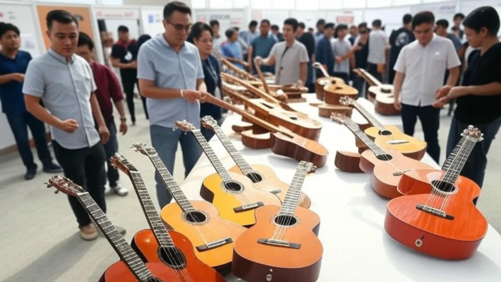Gitar Buatan Indonesia Menyita Perhatian di Sound Messe Osaka 2025
