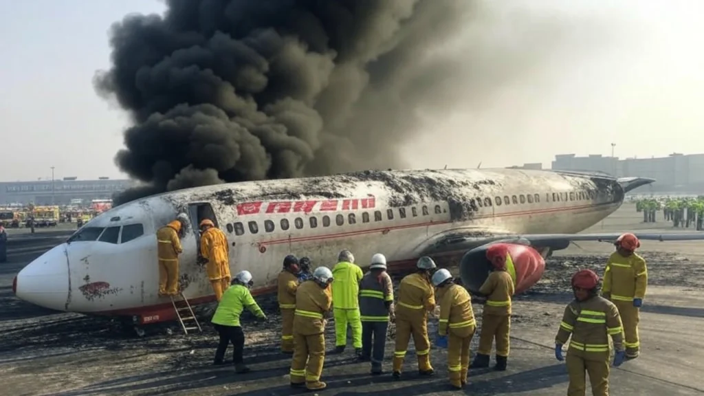 Pesawat Air India Alami Kecelakaan di Bandara Ahmedabad