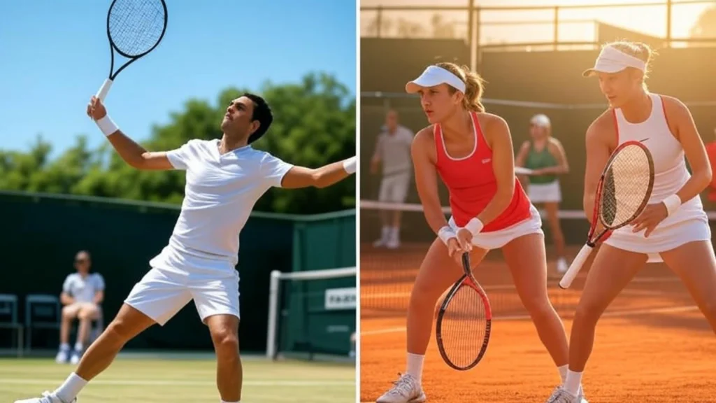 Perbandingan Tenis Tunggal dan Ganda: Apa yang Perlu Diketahui Pemula?