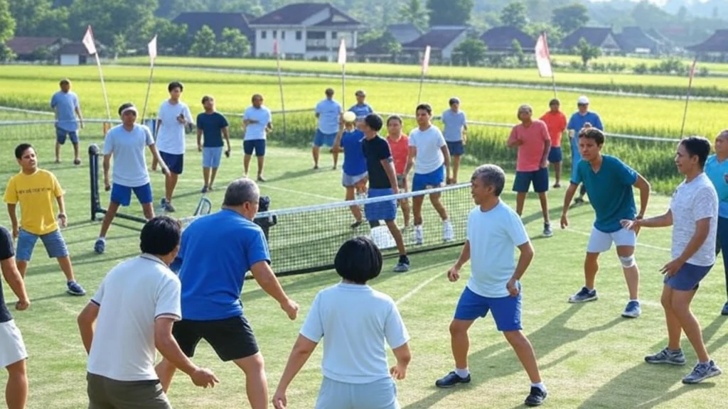 Pickleball: Olahraga Baru yang Memikat Masyarakat Desa Indonesia