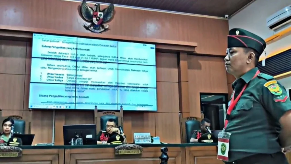 TNI Anggota Kopda Bazarsah Dituntut Hukuman Mati Setelah Penembakan Tiga Polisi