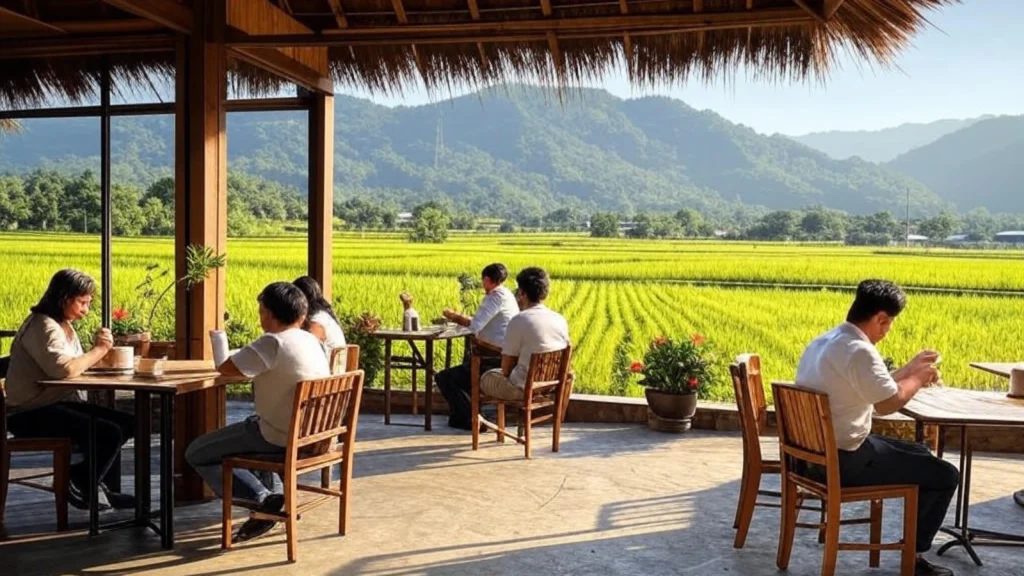 Ngopi di Tepi Sawah: Menikmati Kopi Sambil Menyaksikan Keindahan Alam
