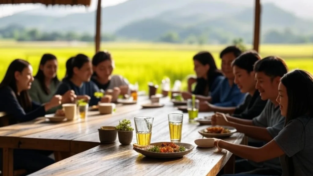 Restoran Unik di Tengah Sawah: Menikmati Kuliner Sambil Bersantai