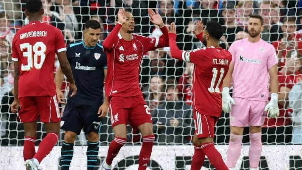 Liverpool Raih Kemenangan Jelang Musim Baru dengan Skor 3-2 atas Athletic Club